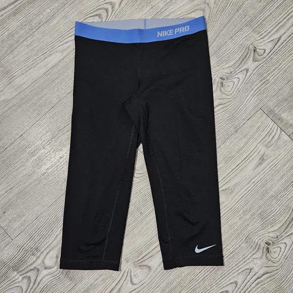 Nike Pants Jumpsuits Nike Pro Dri Fit Capri Leggings Black
